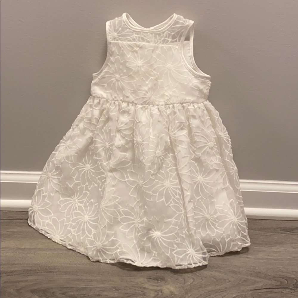 White flower dress